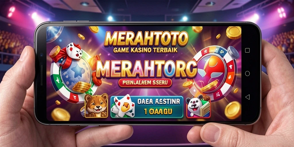 Screenshot gameplay MERAHTOTO yang menampilkan suasana Kasino yang seru.