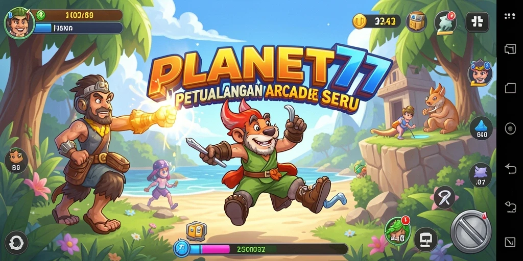Screenshot PLANET77 menampilkan gameplay seru dengan grafis yang menarik.